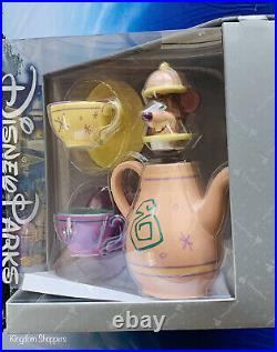 2020 Disney Parks Alice In Wonderland Dormouse Tea Set Teapot Saucer New