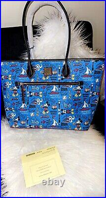 2021 Disney Parks Dooney & Bourke Mickey Mouse Chicago Tote Bag Purse NWT