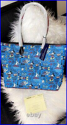 2021 Disney Parks Dooney & Bourke Mickey Mouse Chicago Tote Bag Purse NWT