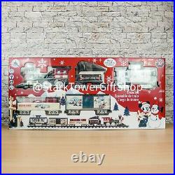 2021 Disney Parks Mickey & Friends Christmas Holiday Lodge Lionel Train Set NEW