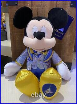2021 Walt Disney World Parks 50th Anniversary Mickey & Minnie Mouse Plush NEW
