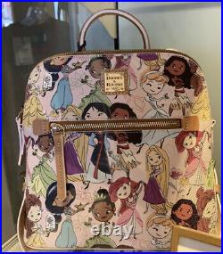 2022 Disney Parks Animators Multi Princess Dooney & Bourke Mini Backpack Bag