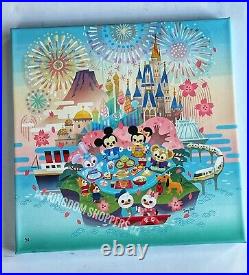 2022 Disney Parks D23 Joey Chou Dreaming Of Magic Tokyo Disneyland Sea LE Canvas