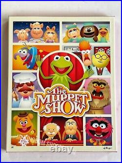 2022 Disney Parks Jerrod Maruyama LE Canvas The Muppets Show Kermit Piggy Fozzie