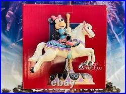 2022 Disney Parks Jim Shore 50th Anniversary Minnie Carousel Horse Figure NEW