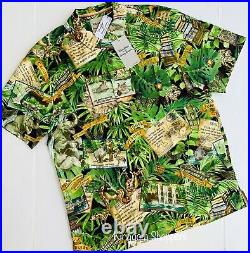 2022 Disney Parks Tommy Bahama Jungle Cruise Hawaiian Camp Shirt Men's M Medium