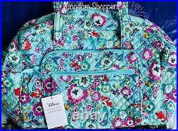 2022 Vera Bradley Disney Parks Ariel Floral Weekender Bag New Exact Placement H