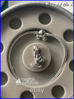 2023 Disney Parks Pandora 100 Oswald Charm & 100th Bracelet 7.1 18cm Gift Box