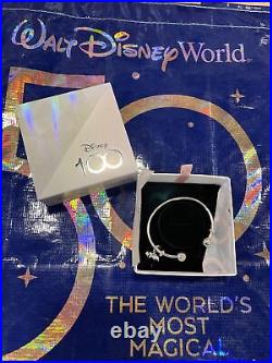 2023 Disney Parks Pandora 100 Years Mickey Ear Hat Drip Bracelet Charm Set