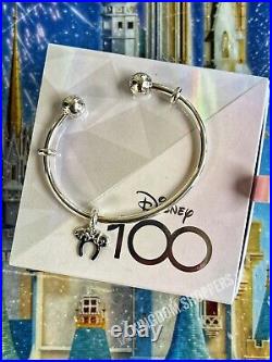2023 Disney Parks Pandora 100 Years Mickey Ear Hat Drip Bracelet Charm Set New