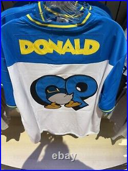 2024 Disney Parks Donald Duck 90th Anniversary Football Jersey Size S New