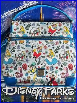 2024 Disney Parks Dooney & Bourke Alice In Wonderland Crossbody Bag New Actual