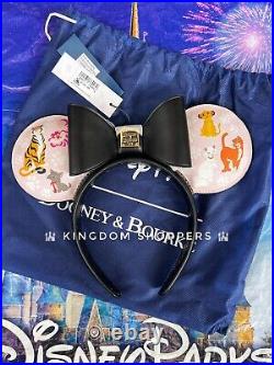 2024 Disney Parks Dooney & Bourke Cats Marie Cheshire Minnie Ear Headband NWT