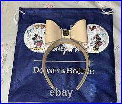 2024 Disney Parks Dooney & Bourke Sketch Mickey & Minnie Ears Headband