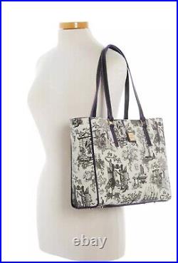 2024 Disney Parks Dooney & Bourke Sketch The Haunted Mansion Tote Bag Purse NWT