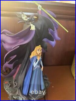 2024 Disney Parks Sleeping Beauty Maleficent Light-Up Statue Figurine Figure NTW