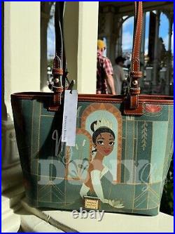 2024 Disney Parks Tiana's Bayou Adventure Tiana Tote Bag Dooney & Bourke NWT