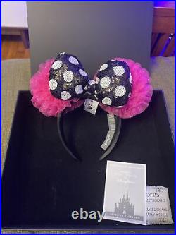 BETSEY JOHNSON x Disney Minnie Mouse Ears Headband Parks Designer Series Pink