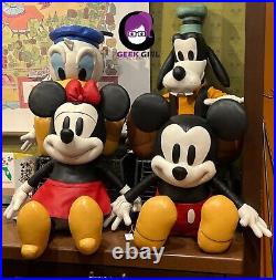 Coach Mickey Mouse Leather Plush Disney Parks 2022 50th Anniversary New Disney X