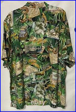 DISNEY Parks by TOMMY BAHAMA 2022 JUNGLE CRUISE Button SHIRT Adult XXL NWT