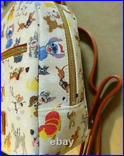 DOONEY & BOURKE Disney Parks 2021 Christmas Santa Tails Paws Dogs NEW Backpack