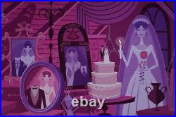 Disney Haunted Mansion 40th Anniversary Attic The Widow The Bride SHAG Print