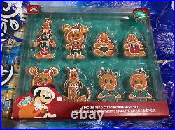 Disney Park Christmas 2020 Mickey Friends Gingerbread Cookies Ornament Set EXACT