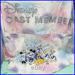Disney Parks 100th Anniversary Cast Member Spirit Jersey Size Large & Ears SET