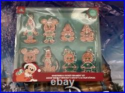 Disney Parks 2020 Mickey & Friends Gingerbread Cookies Christmas Ornament NEW