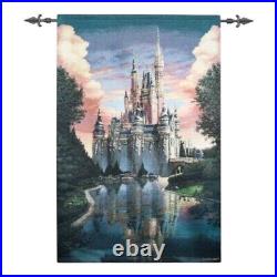 Disney Parks 2021 Walt Disney World 50th Anniversary Cinderella Castle Tapestry