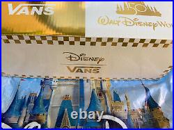 Disney Parks 2022 50th Anniversary Magic Vans Of The Wall Shoes Size M9/W10.5