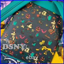 Disney Parks 2023 Mickey And Friends Pumpkin Backlight Backpack Bag Loungefly