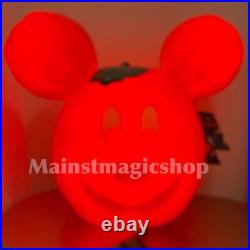 Disney Parks 2023 Mickey Mouse Light Up Jack O' Lantern Pumpkin 22 Home Decor