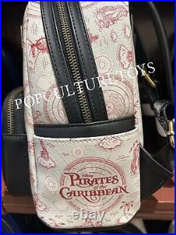 Disney Parks 2024 Pirates Of The Caribbean GITD Backpack Bag Loungefly New