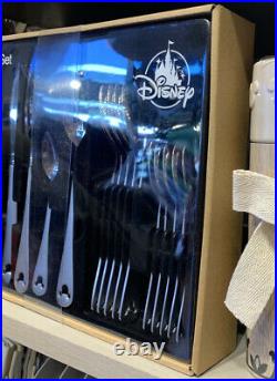Disney Parks 24 Piece Flatware Set Icon Mickey Mouse New in Box