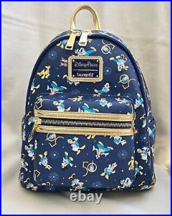 Disney Parks 50th Anniversary Blue Loungefly Backpack NWT #BE