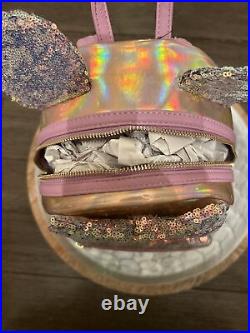 Disney Parks 50th Anniversary EARidescent Pink Loungefly AND MinnieEars Both NWT
