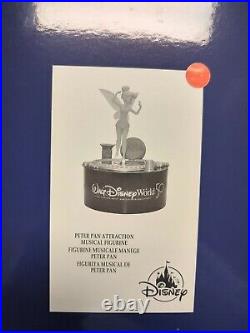 Disney Parks 50th Anniversary Peter Pan Tinker Bell Music Box Figure Statue NIB