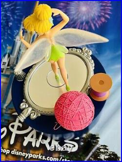Disney Parks 50th Anniversary Peter Pan Tinker Bell Music Box Figure
