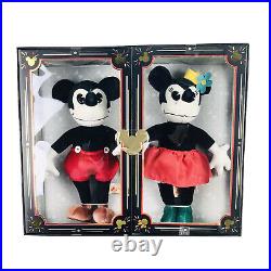 Disney Parks 90th Anniversary Limited Release Mickey Minnie Mouse Plush Set NEW