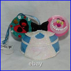Disney Parks Alice in Wonderland Ear Hat Ornament NWT