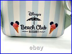 Disney Parks Beach Club Resort Scented Loungefly Mini Backpack Mickey Minnie NWT