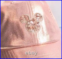 Disney Parks Briar Rose Gold Minnie Ears Hat Mickey Icon Baseball Cap Set Adult