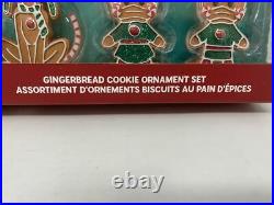 Disney Parks Christmas 2020 Mickey & Friends Gingerbread Cookies Ornament Set