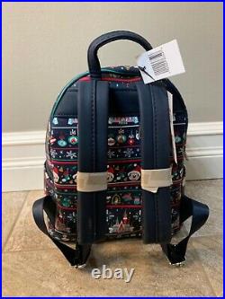 Disney Parks Christmas Mickey Mouse Holiday Loungefly Mini Backpack 2020 NWT