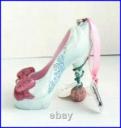 Disney Parks Cinderella Fairy Godmother HIgh Heel Shoe Ornament Retired Rare