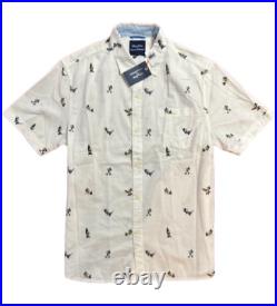 Disney Parks Collection Tommy Bahama Mens Hawaiian Shirt Mickey Mouse Surf NWT L