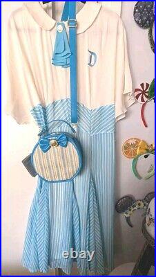 Disney Parks Dapper Dans Main Street Dress & Handbag Women's Size 20 XXL NWT