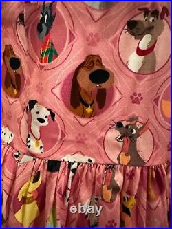 Disney Parks Dapper Day Dress Shop Dogs Pink Ladies sz S NEW NWT