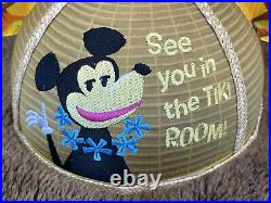 Disney Parks Designer Collection SHAG Enchanted Tiki Room Ear Hat NEW Club 33